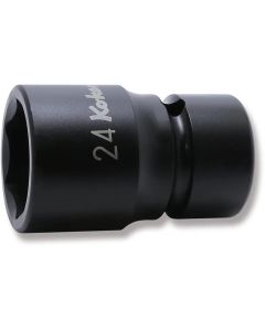 KKNNV14400-24 image(0) - Ko-ken USA NV14400-24 1/2 Square Drive Socket 24 mm 6 Point 54 mm Sleeve Drive