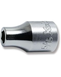 KKN4400A-5-16 image(0) - Ko-ken USA 4400A-5/16 1/2 Square Drive Socket 5/16 6 Point Length 36 mm