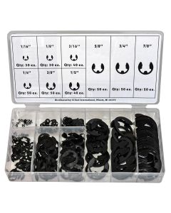 KTI00072 image(0) - K Tool International E-Clip Assortment - 300 Pieces