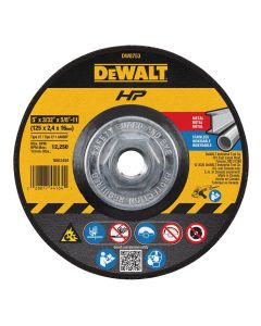 DWTDW8753 image(0) - DEWALT Abrasive Wheel, 5-Inch X 3/32-Inch X 5/8-Inch