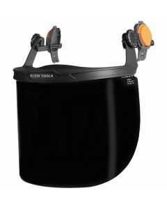 KLE60529 image(0) - Klein Tools Face Shield, Full Brim Hard Hat, Gray Tint