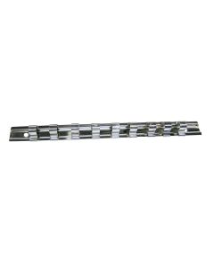 VIMV439 image(0) - VIM Tools 3/8" SOCKET RAIL W/CLIPS 9"