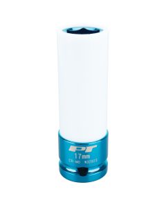 WLMW32923 image(1) - Wilmar Corp. / Performance Tool 1/2" Drive 17mm Thin Wall Socket