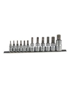 WLMW1335 image(0) - Wilmar Corp. / Performance Tool 12 Piece Star Bit Socket Set