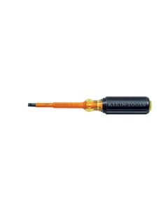 KLE602-4-INS image(0) - Klein Tools Insulated Screwdriver cushion-grip HD Round-Shank Keystone