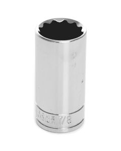 WLMW38628 image(0) - Wilmar Corp. / Performance Tool 3/8" Drive 7/8" 12pt Deep Socket