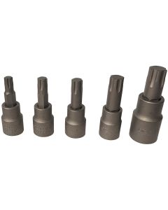 OTC5900-TP40-TP60 image(0) - OTC TORX PLUS Socket Set, 5 pcs. INCLUDES TP40, TP45, TP50, TP55, TP60