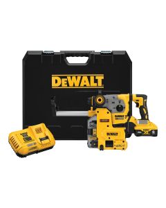 DWTDCH293R2DH image(0) - DEWALT 20V MAX* XR Brushless Cordless 1-1/8 in. L-Shape SDS PLUS Rotary Hammer Kit with On Board Extractor