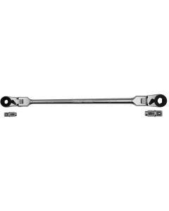 VIMHBR1046A image(0) - VIM Tools 1/4 Inch and 10 Mm Hex Dual Indexing Flex Head Bit Ratchet
