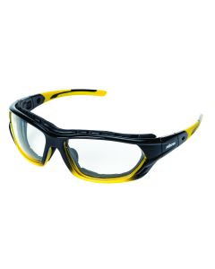 Sellstrom Safety Glasses - XPS530 Series - Clear Lens - Yellow/Black Frame - Sta-Clear&reg; AF/HC -  Sealed