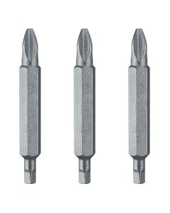 DEWALT #2 Phillips And #2 Square Recess Double Ended Screwdriver Bit (3-Pack)