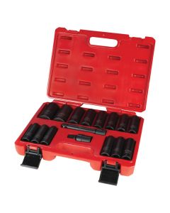 WLMM798 image(1) - Wilmar Corp. / Performance Tool 16 Piece 1/2" Drive Metric Impact Socket Set