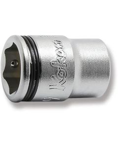 KKN2450MS-9 image(0) - Ko-ken USA 1/4 Sq. Dr. Short NUT GRIP&reg; Socket  -  9mm