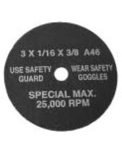 SGT94930 image(0) - SG Tool Aid Cut-Off Wheels 3" x 1/32" x 3/8" Hole-100 Per Box