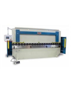 BLI1000787 image(0) - Baileigh BP-14013CNC - 220V 3 Phase 140Ton, 157" 2Axis Programmable Hydraulic Press Brake Distance Between Housings is 124"