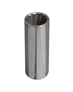 KLE65829 image(0) - Klein Tools 3/4-Inch Deep 12-Point Socket, 1/2-Inch Drive