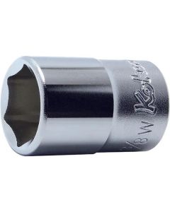 KKN4400W-3-4 image(0) - Ko-ken USA 4400W-3/4 1/2 Square Drive Socket Whitworth 3/4 6 Point Length 47 mm