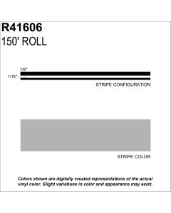 SHR41606 image(0) - SHARPLINE CONVERTING INC MS, 1/4" X 150'; Silver Metallic