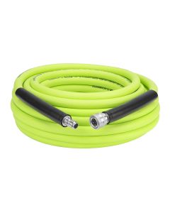 LEGHFZPW426050Q image(0) - Legacy Manufacturing Flexzilla Pressure Washer Hose, 3/8" x 50�, 4200PSI, Integrated Quick Connect Fittings, ZillaGreen