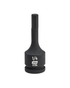 KDT84399 image(0) - GEARWRENCH 3/8 Inch Drive Hex Bit Impact SAE Socket 1/4 Inch