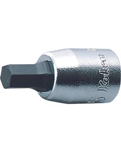 KKN2010M-25-10 image(0) - Ko-ken USA 2010M.25-10 1/4 Square Drive Bit Socket 10 mm Hex Length 25 mm