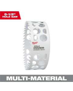 MLW49-56-0848 image(0) - Milwaukee Tool 5-1/2 Inch HOLE DOZER with Carbide Teeth Hole Saw