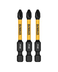 DWTDWAF2PH2IR3 image(0) - DEWALT ELITE SERIES 3PC 2.25IN BITS FOR PH2
