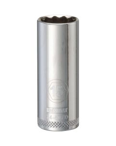 DEWALT 001Pc 38Dr Deep Socket-12Pt-15