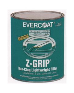 FIB282 image(0) - Fibre glass Evercoat Z-GRIP 100282 Performance Lightweight Body Filler, 3 L Can, Green-Yellow, Liquid