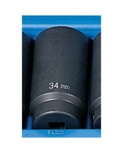 GRE2034MD image(0) - Grey Pneumatic 1/2" Drive x 34mm Deep Socket