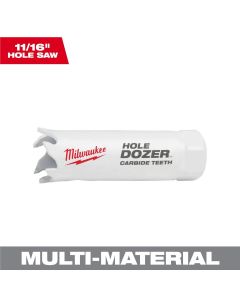 Milwaukee Tool 11/16 Inch HOLE DOZER with Carbide Teeth Hole Saw