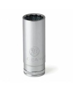 KDT80826 image(0) - GEARWRENCH 1/2 Inch Drive 12 Point Deep Metric Socket 30mm