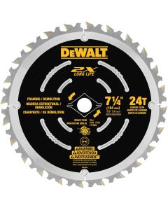 DWTDWA35724DB10 image(0) - DEWALT Demolition Saw Blade (10 Pack), 7-1/4"