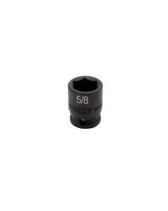 VIMIMP658 image(0) - VIM TOOLS 5/8 Inch X 3/8 Inch Drive SAE Cr-Mo Impact Socket - Shallow