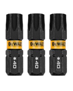 DWTDWAF1TX40IR3 image(0) - DEWALT 1In Torx T40 Flextorq 3Pk
