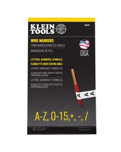 KLE56251 image(0) - Klein Tools Wire Marker Book, 120/240V 3 Phase 1-48
