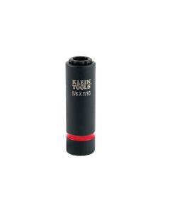 KLE66012 image(0) - Klein Tools 2-in-1 Impact Socket, 12-Point, 5/8 and 7/16-Inch