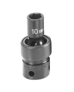 GRE1010UM image(0) - Grey Pneumatic 3/8" Drive x 10mm Standard Universal Socket