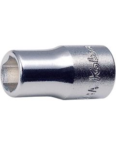 KKN2400W-6 image(0) - Ko-ken USA 2400W-6 1/4 Square Drive Socket BA6 6 Point Length 22 mm