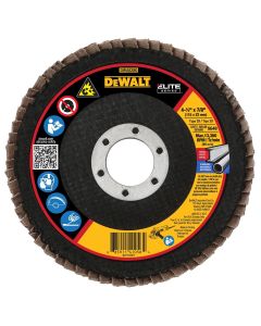 DWTDWA8280 image(0) - DEWALT 40G T29 Xp Ceramic Flap Disc, 4-1/2" X 7/8"