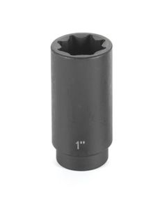 Grey Pneumatic 1/2" Drive x 1/2" Deep - 8 Point Socket