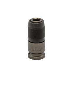 VIMHPS6516 image(0) - VIM Tools 3/8 Inch Square X 5/16 Inch Hex Impact Locking Bit Holder with Rapid Load