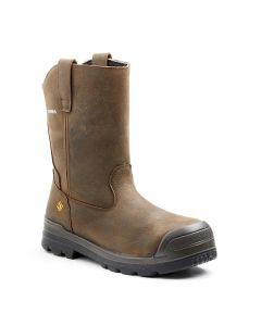 VFIR0001D7W image(0) - Workwear Outfitters Terra Harrier Comp. Toe WP Wellington Boot, Size 7W