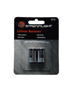 STL69223 image(0) - Streamlight CR2 Lithium Batteries - 2pk - Silver