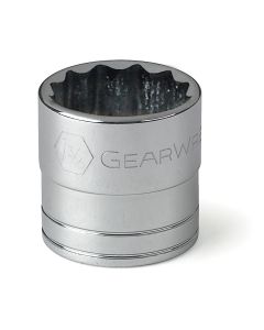 KDT80793 image(0) - GearWrench 1/2 Inch Drive 12 Point Standard SAE Socket 1-3/16 Inch