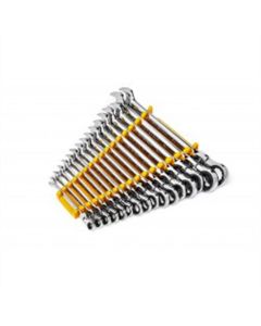 KDT86728 image(1) - GearWrench 16 Piece 90-Tooth 12 Point Flex Head Ratcheting Combination Metric Wrench Set