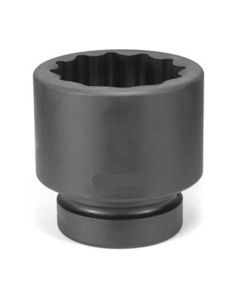 Grey Pneumatic 2-1/2" Drive x 100mm Standard - 12 Point Socket