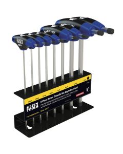 KLEJTH68M image(2) - Klein Tools Hex Key Set, Metric, Journeyman T-Handle, 6-Inch with Stand, 8-Piece