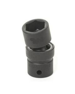 GRE2124UM image(0) - Grey Pneumatic 1/2" Drive x 24mm Standard Universal- 12 Point Socket - Black
