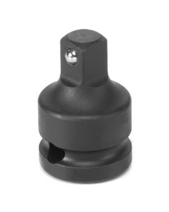 GRE2238A image(0) - Grey Pneumatic 1/2" Female x 3/4" Male Adapter with Friction Ball